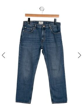 Acne Studios women’s Blue Straight-Leg Jeans